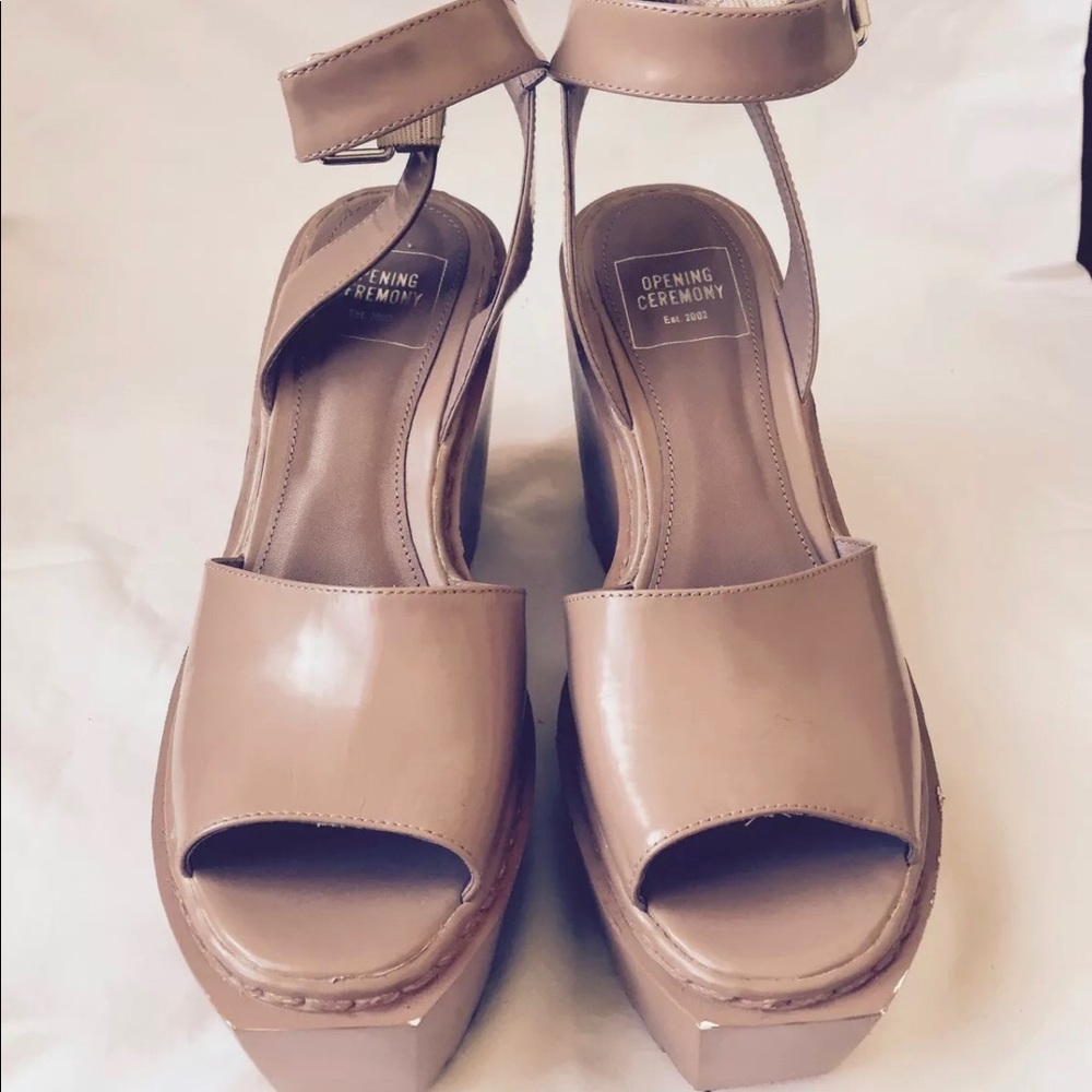 Opening Ceremony Grunge Wedge Sandal, Size 41